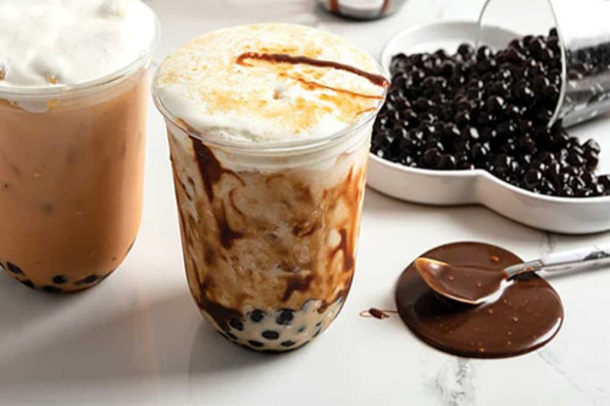 Cream Foam Milk Tea (500ml) (230 Cal)