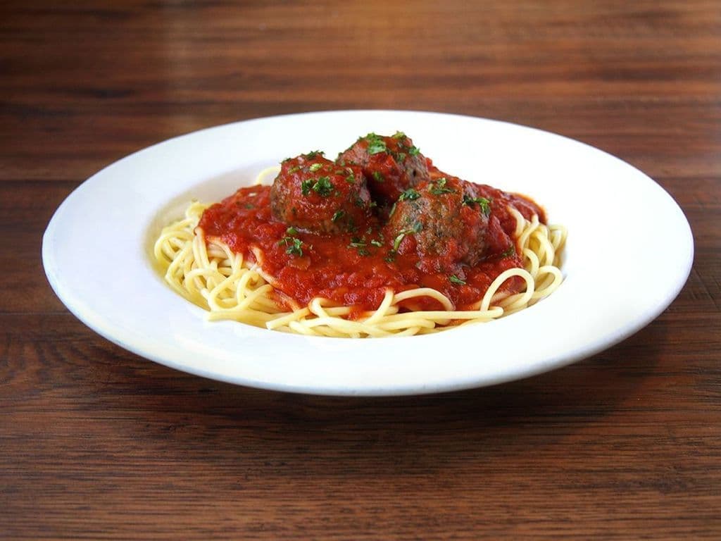 Spaghetti with Impossible Meatballs