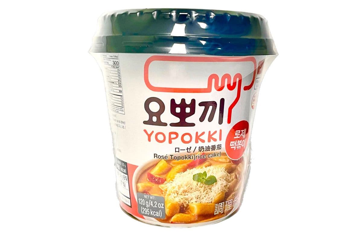 YP Rose Topokki(Rice Cake)Cup韩式奶油番茄味炒年糕(杯装)