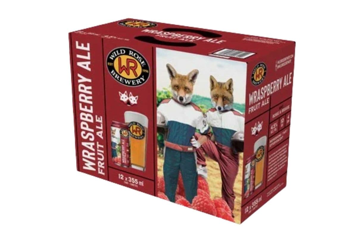 Wild Rose Wraspberry Ale (12 x 355 ml Cans)
