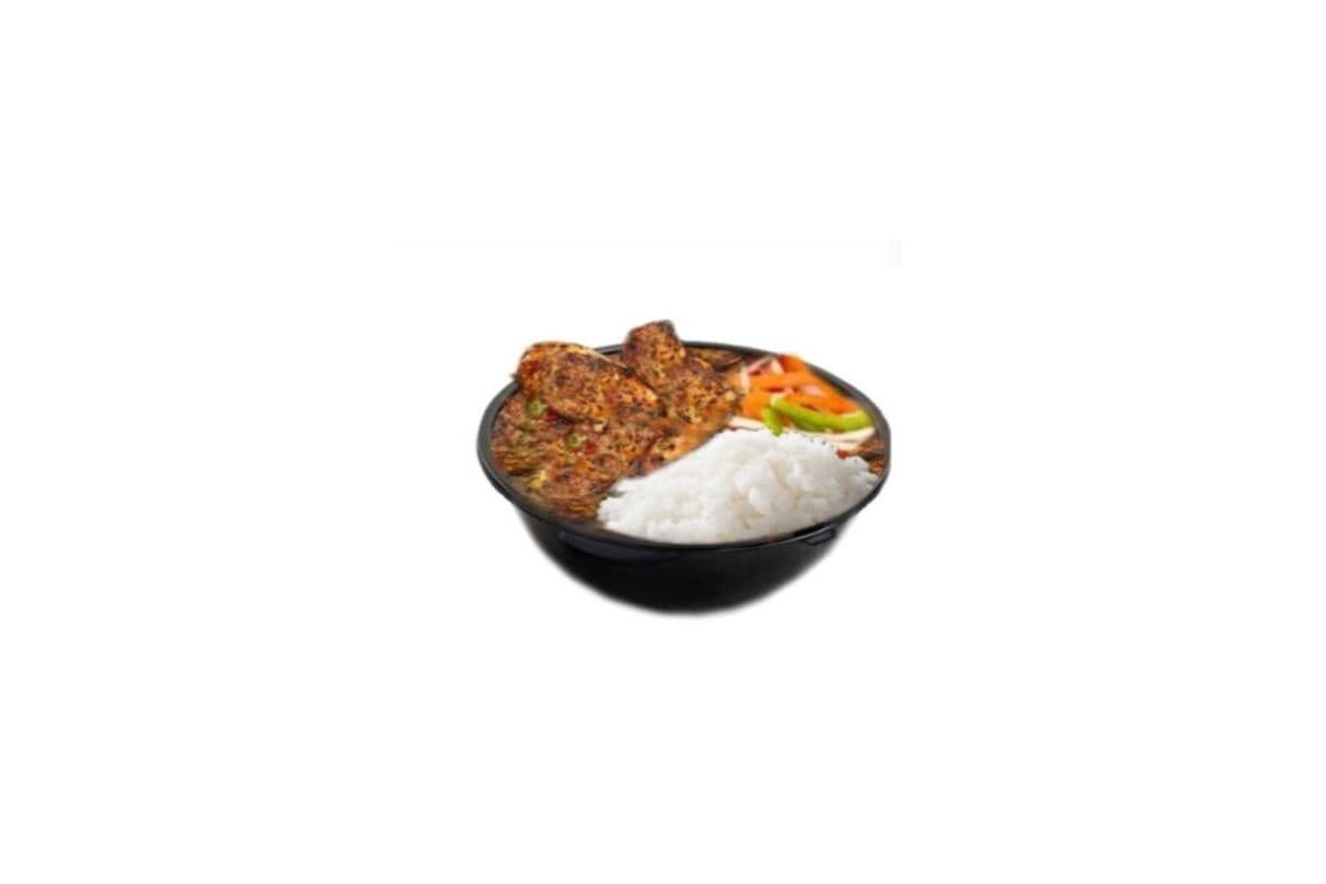 Jerk Chicken With White Rice