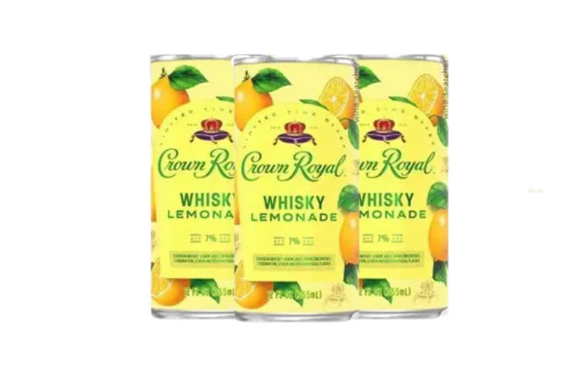 Crown Royal Whisky Lemonade (4 Cans) (1 x 4x355ML)
