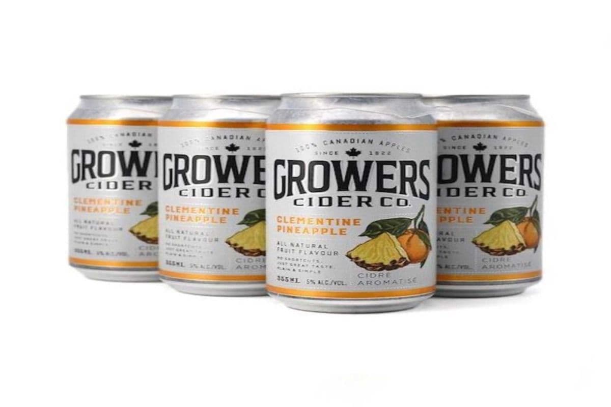 Growers Clementine Pineapple 6X355ML (6 x 355ml)