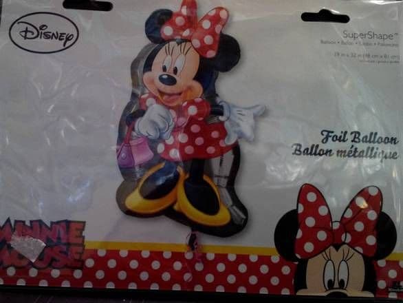 19x32" Super Shape Foil Balloon - Minnie Mouse