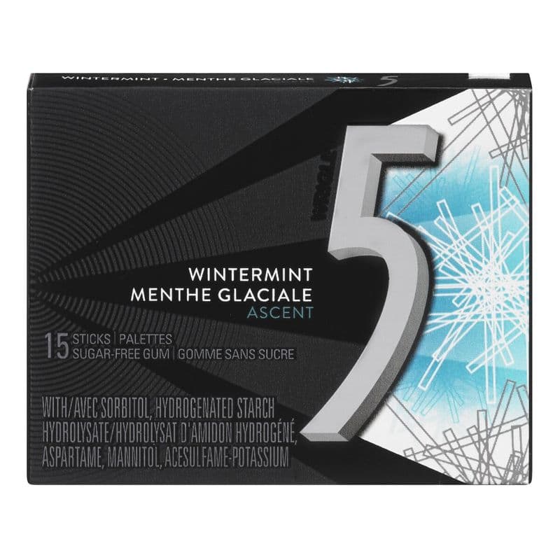Gomme 5 Menthe Glaciale / Winter mint Gomme