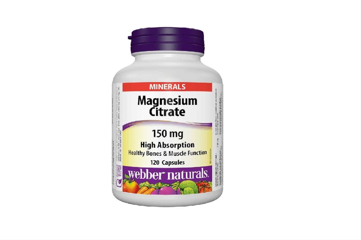 Magnesium Citrate (150 mg capsules) (Webber) (120's) (120 cap)
