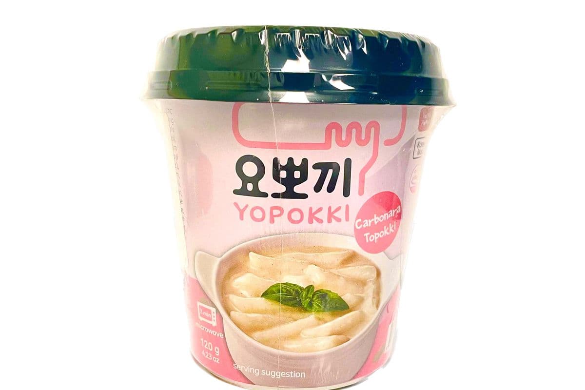 YP Carbonara Topokki(Rice Cake)Cup韩式奶油培根炒年糕(杯装)