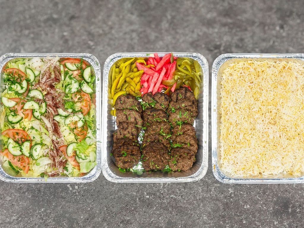 Build Your Own Beef Kabab Bowl (Serves 4-6)