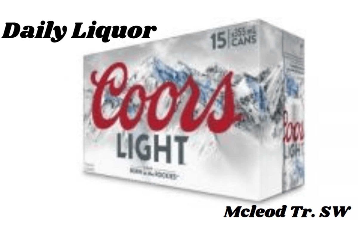 COORS LIGHT 15 CANS (1 x 15 PCKS)