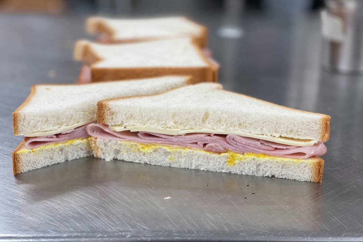 Ham and Swiss Sandwich