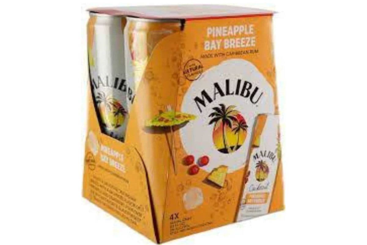 MALIBU PINEAPPLE BAY FREEZE 4*355ML (1 x 355ML)
