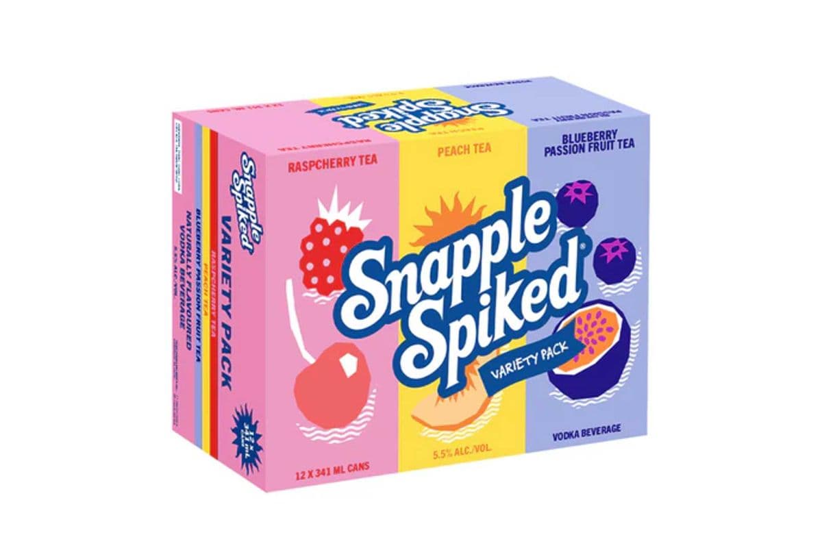 Snapple Spiked Variety 12 can (12 x 341 ml)
