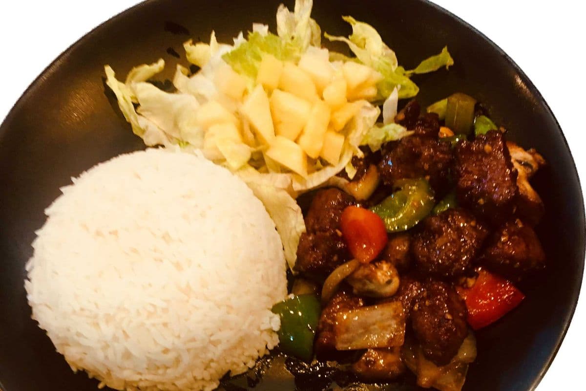 43. Shaking Beef Combo
