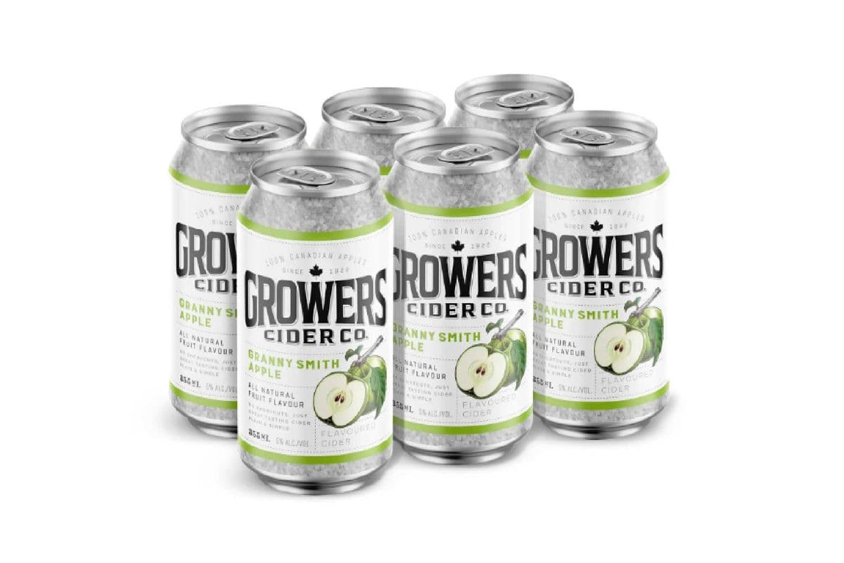 Growers Tart Granny Smith Apple (6 x 355 ml)