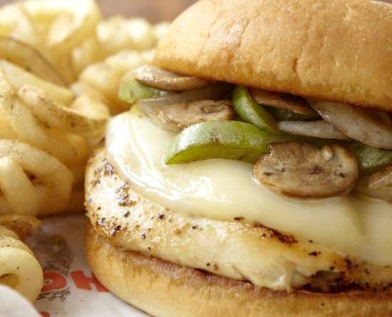 Smothered Chicken Sandwich