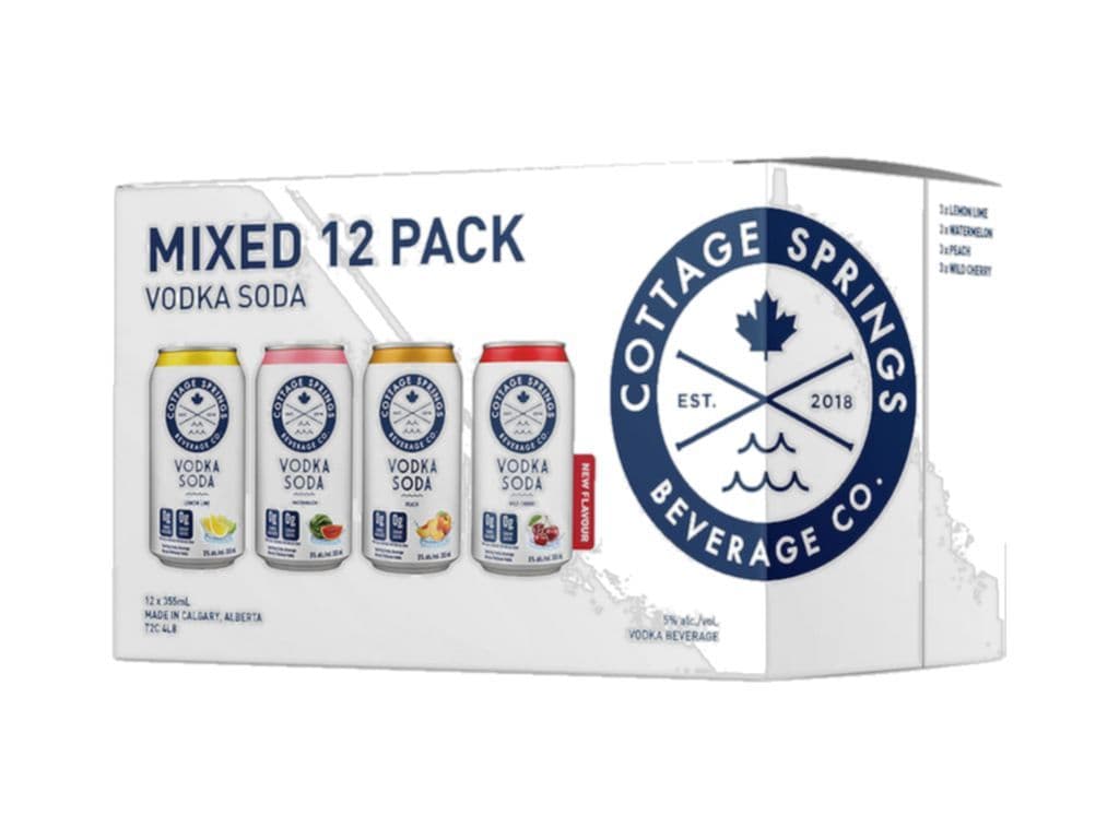 Cottage Springs - Vodka Soda Mix Pack