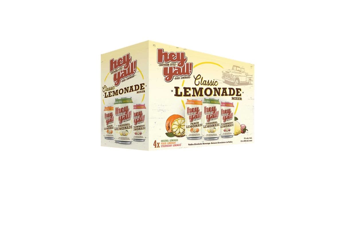 HEY YALL LEMONADE MIXER 12PACK (12 x 355ml)