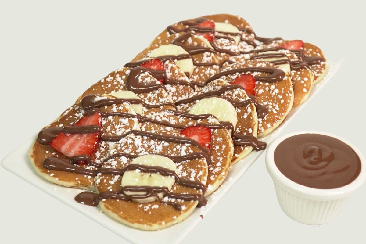 Mini Pancakes Nutella Fraise Banane