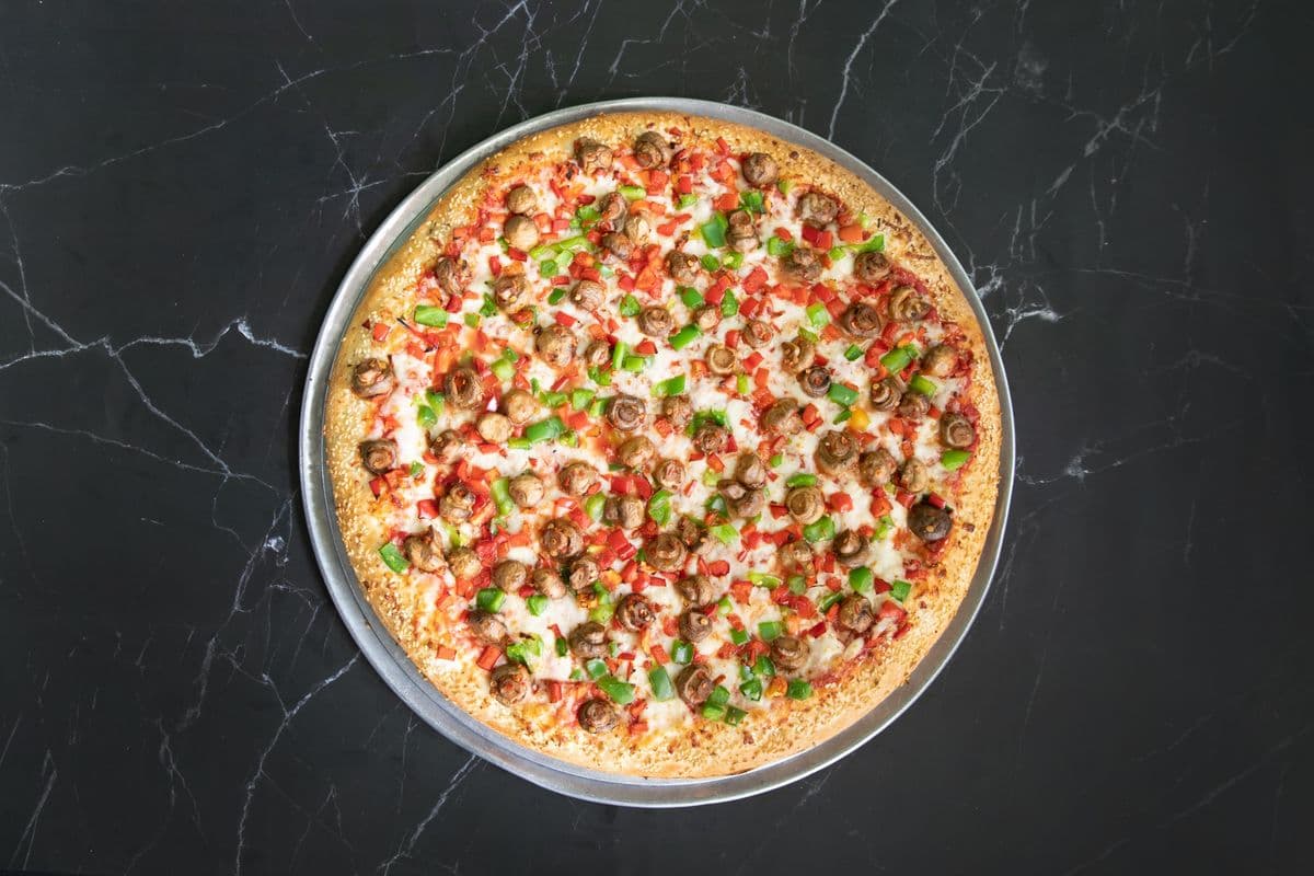 Medium Spicy Mushroom Pizza