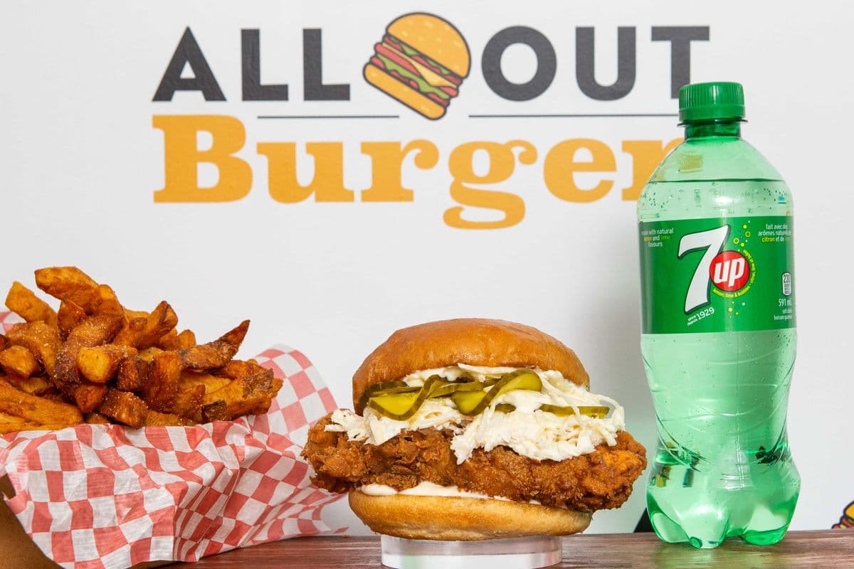 Crispy Chicken Burger Combo