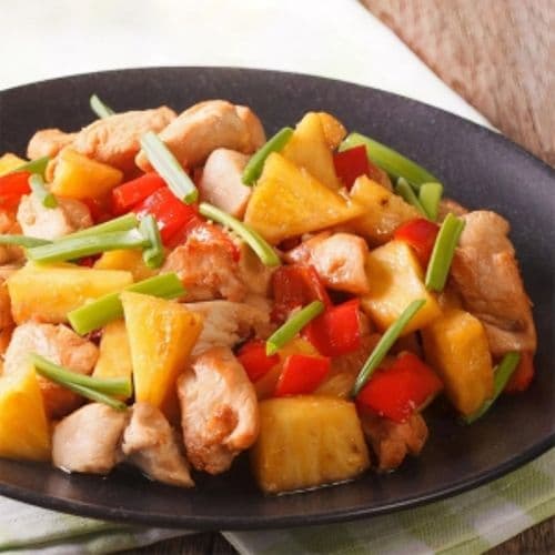 Chicken with Pineapple / 菠萝鸡片