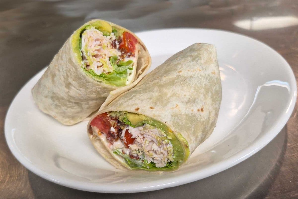 Avocado Turkey Wrap