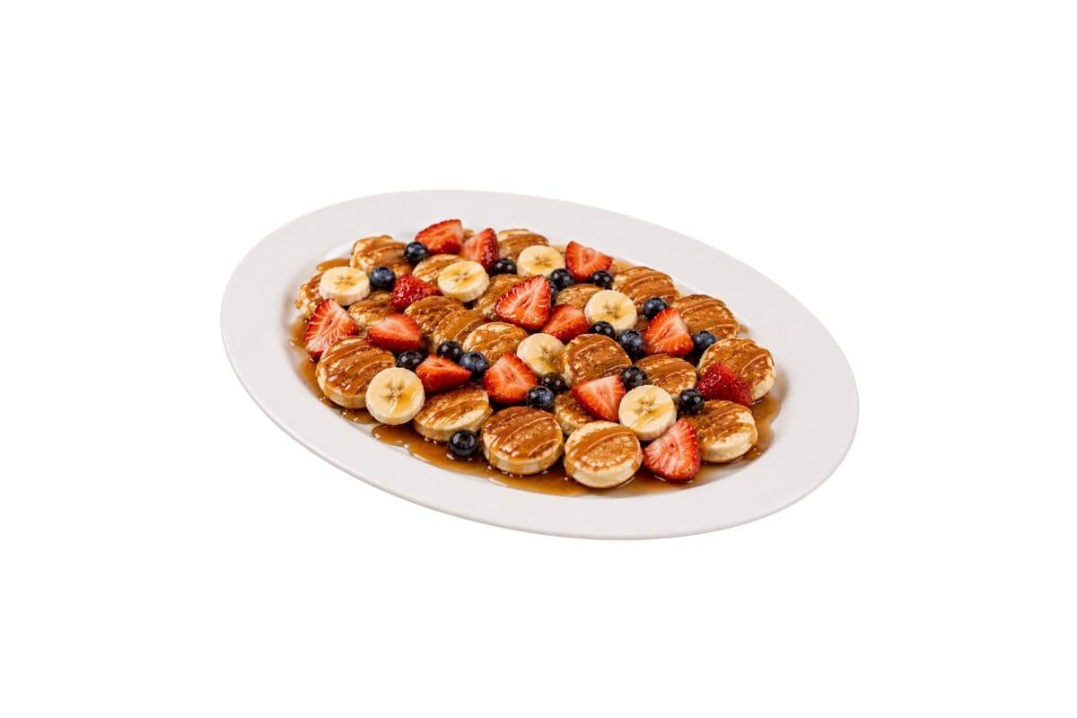 Mixed Fruit & Syrup Mini Pancakes - 15 PC