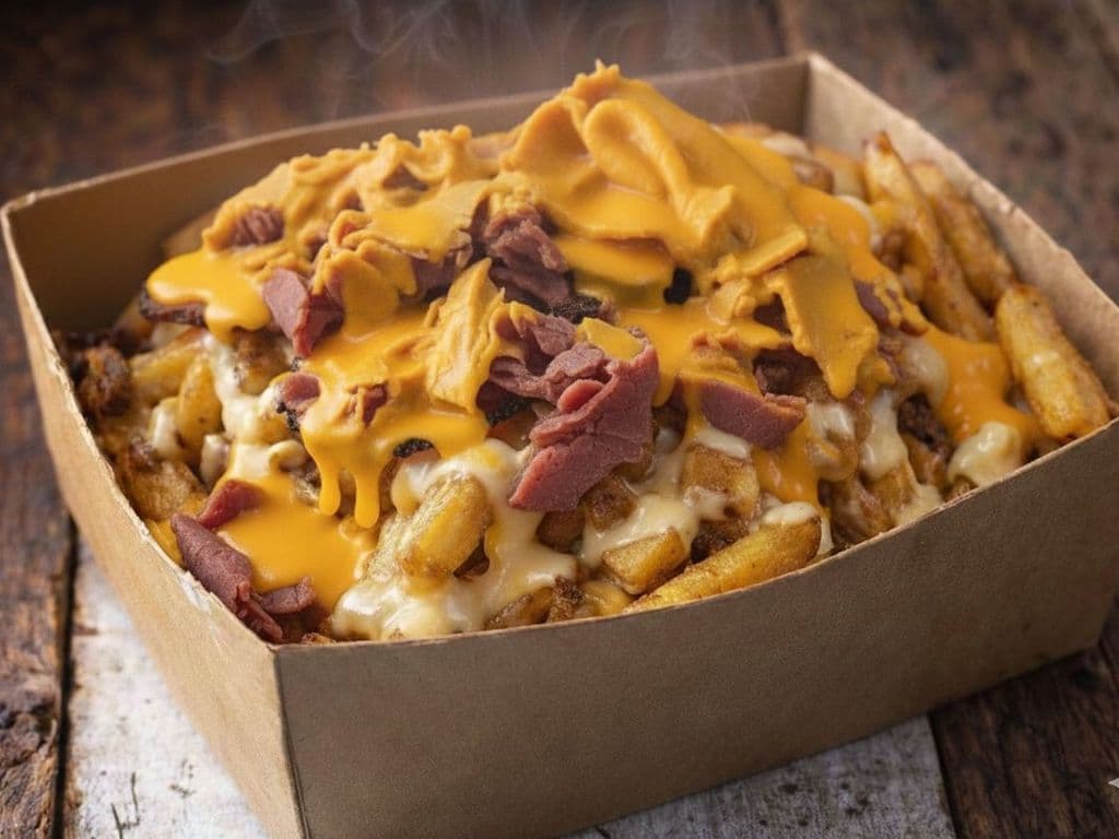 Frites Fromagère Viande Fumée /  Smoked Meat Cheese fries