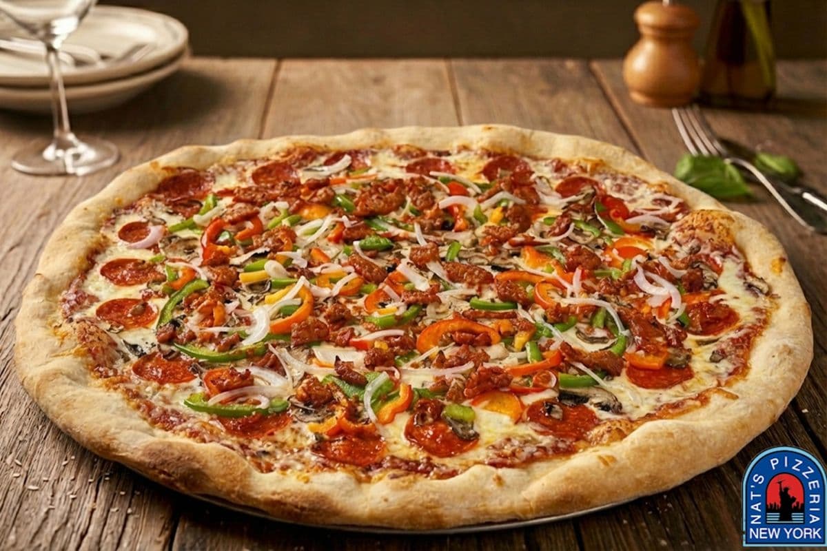 16. 14" Large Meat Deluxe Pizza