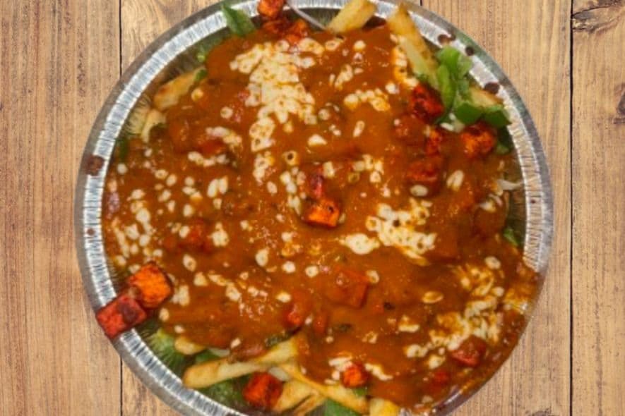 Loaded Achari Paneer Poutine