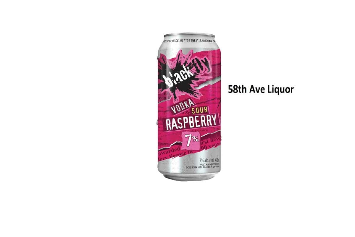BLACK FLY VODKA SOUR RASPBERRY CAN (1 x 473ML)