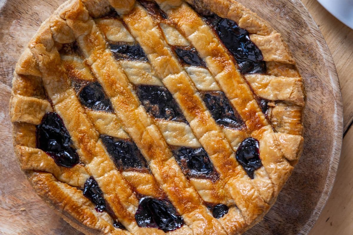 Tarte  aux bleuets 8''