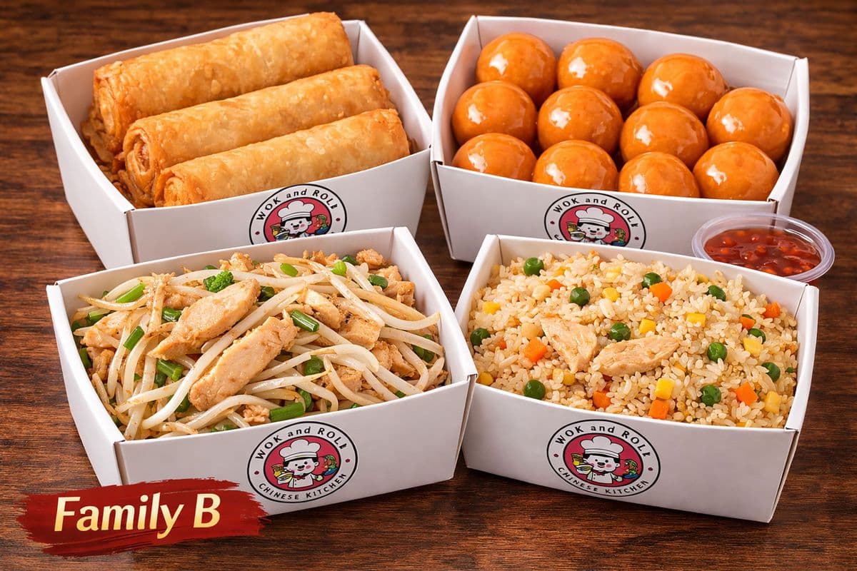 Family Meal B (Serves 3)