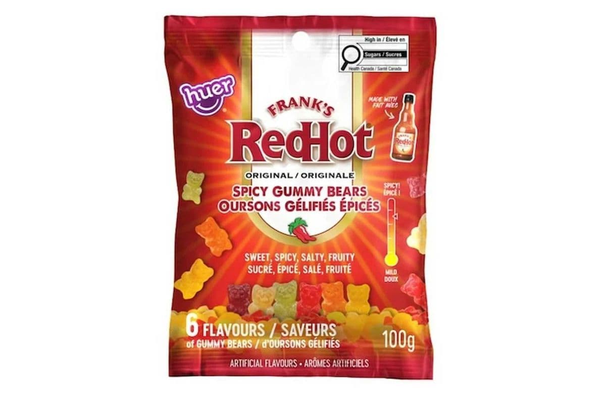 Huer Frank's red Hot Spicy Gummy Bears (100 G)