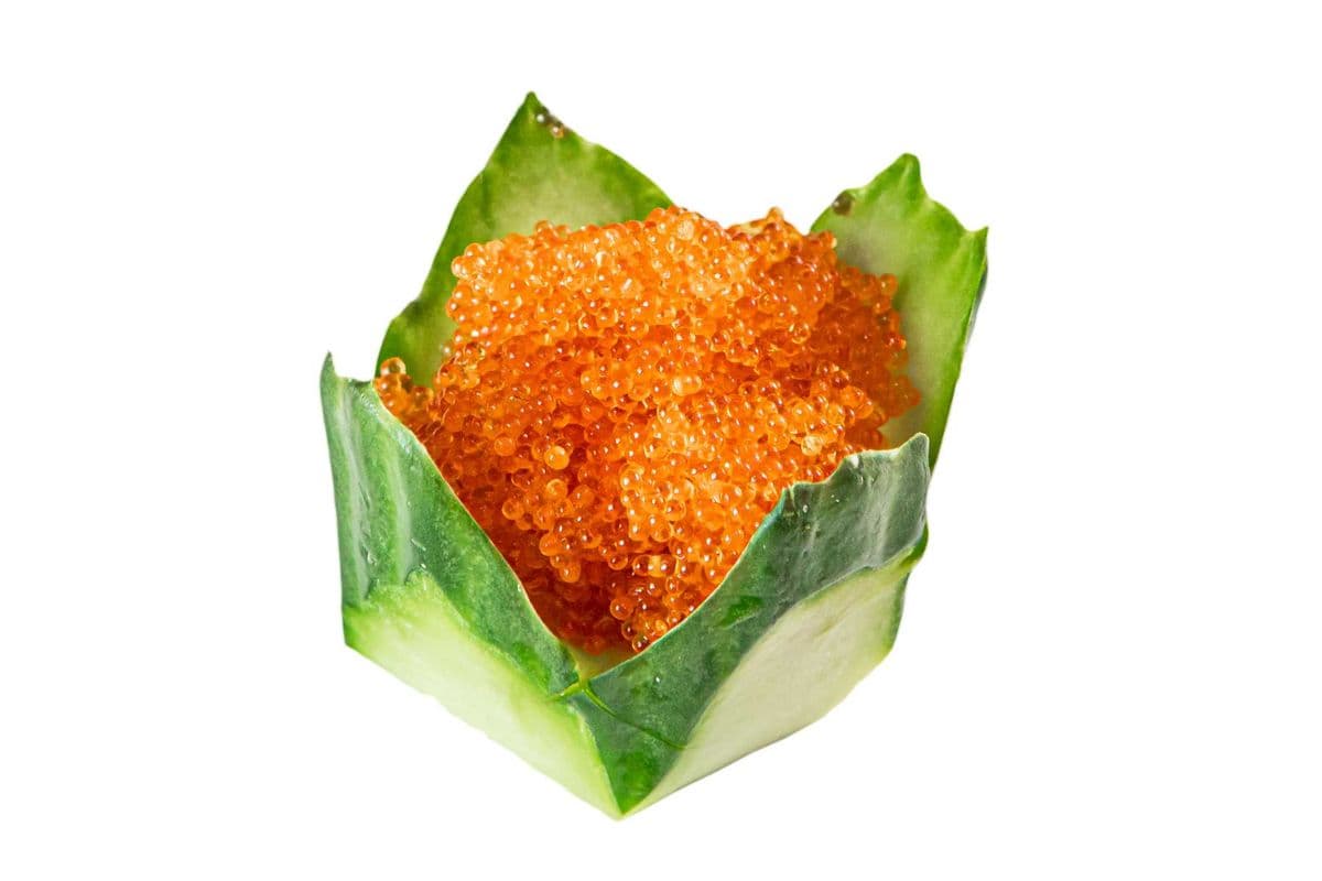 Flying Fish Egg (Tobiko) Sashimi (3 pcs)