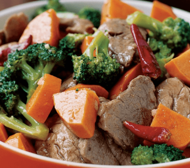 BBQ Pork with Broccoli