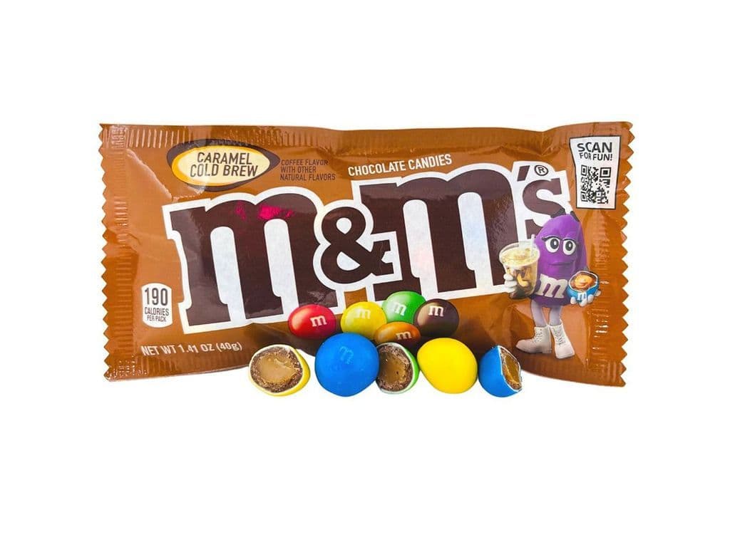 M&Ms Caramel Cold Brew Caramel Coffee Milk Chocolate Candy