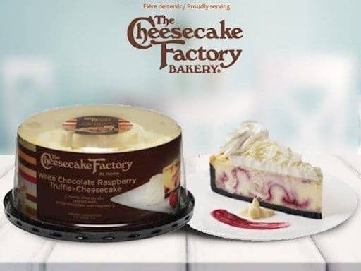 6" Choco blanc, framboise et truffle Gâteau au Fromage / 6" White Chocolate Raspberry Truffle cheesecake