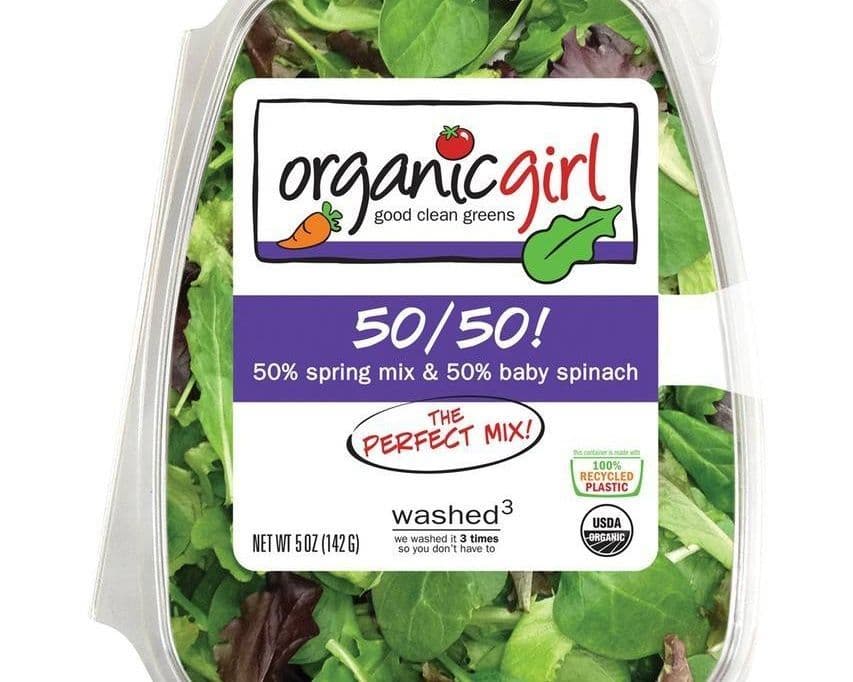 Organic Girl Organic 50/50 Baby Spring Mix and Spinach (Each 5 oz)