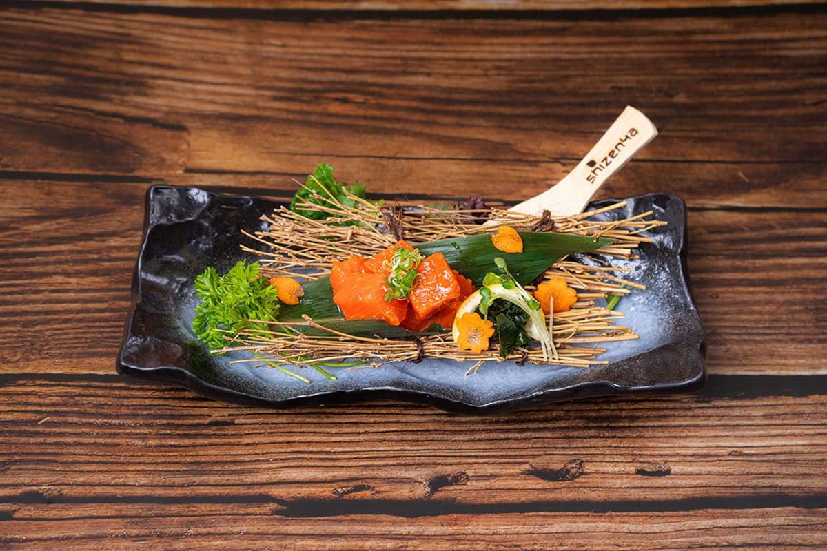 Spicy Salmon Sashimi