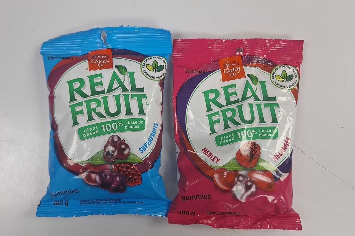 Real Fruit Plant Based Gummies (180 g) - $ 4.50
