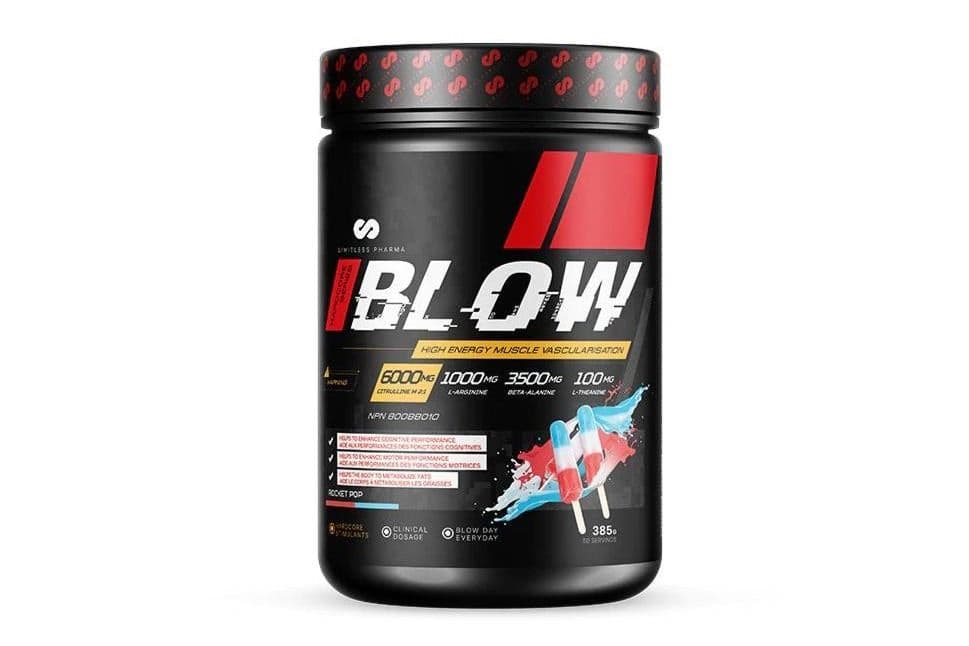 Limitless Pharma Blow Rocket Pop Pre-Workout Powder (385 g)