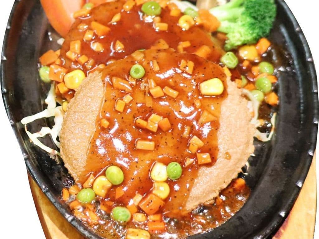 E60 Teriyaki Black Pepper Veggie Steak黑椒鐵板素排