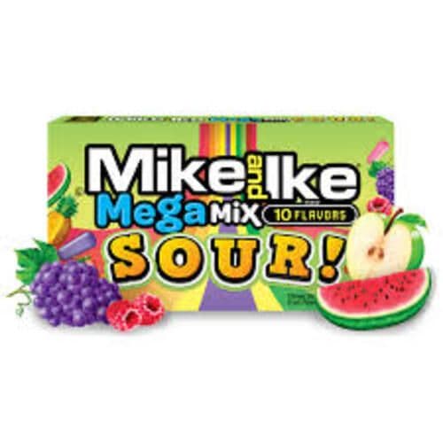 Mike and Ike Mega Mix Surs 120g/ Mike & Ike Sours 120g