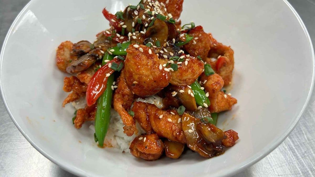 Korean Fried Chicken Bowl