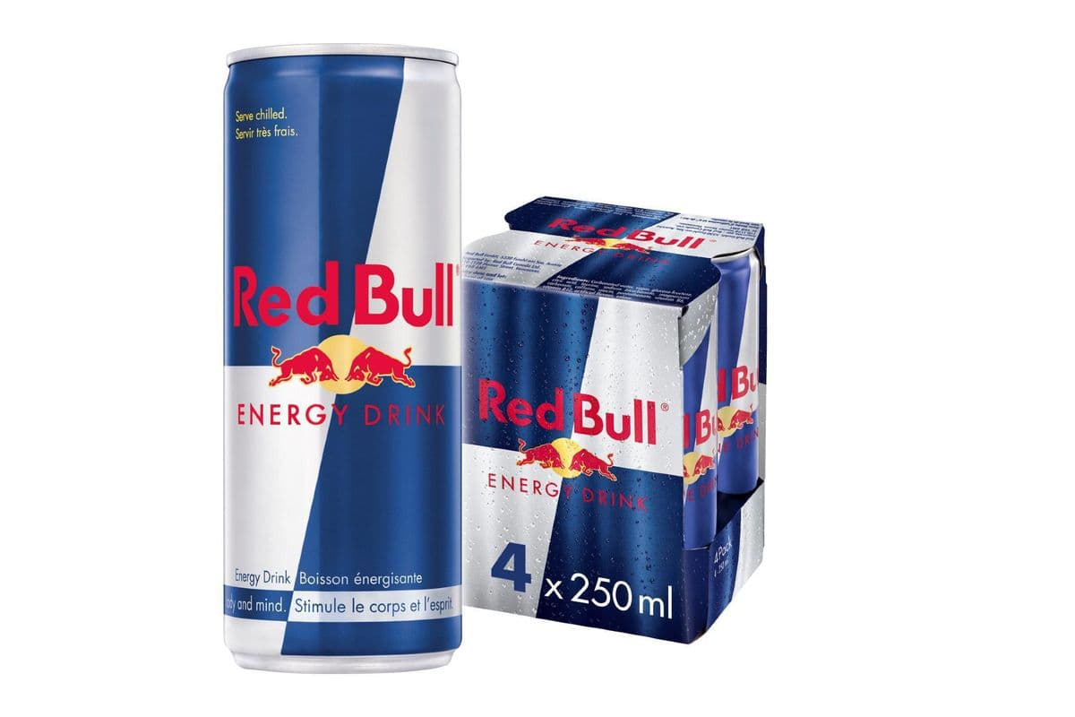 Red Bull Regular (4 Pack) (250 ml)