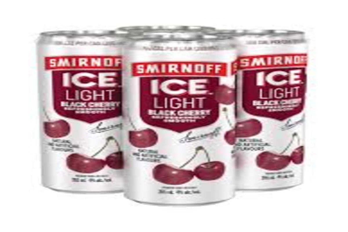 Smirnoff Ice Light Black Cherry and Soda 4can (4 x 355 ml Cans)