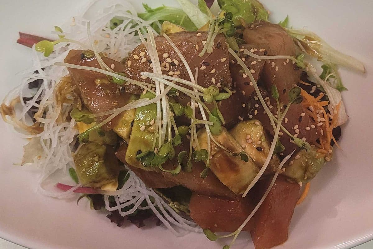Avo Tuna Sashimi