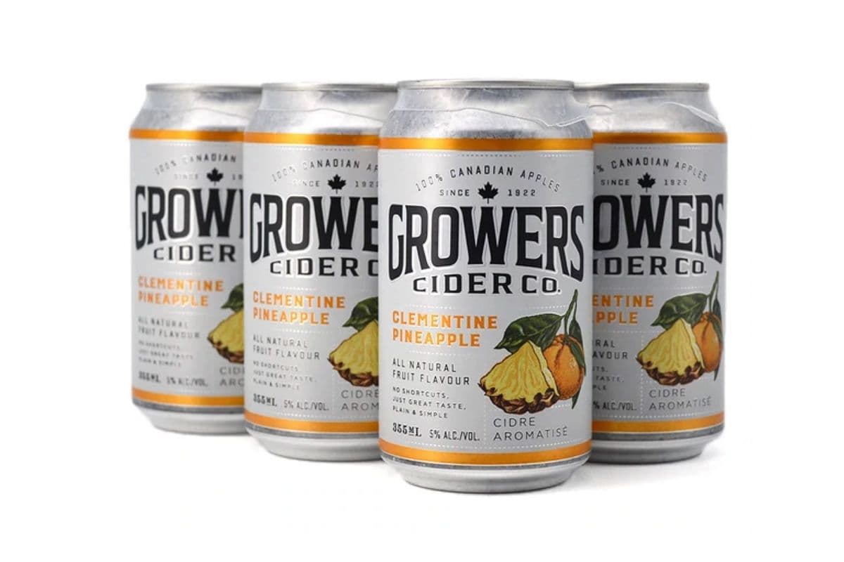 Growers Clementine Pineapple Cider (6 x 355ml Cans)