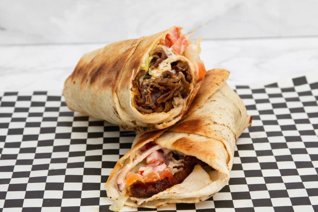 Beef Donair Wrap large